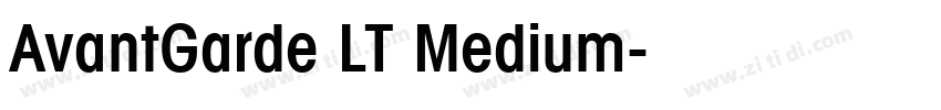 AvantGarde LT Medium字体转换